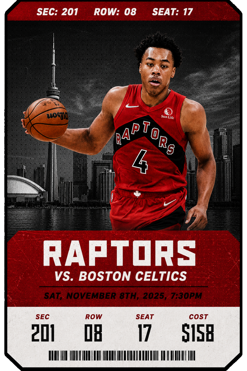 Toronto Raptors Ticket